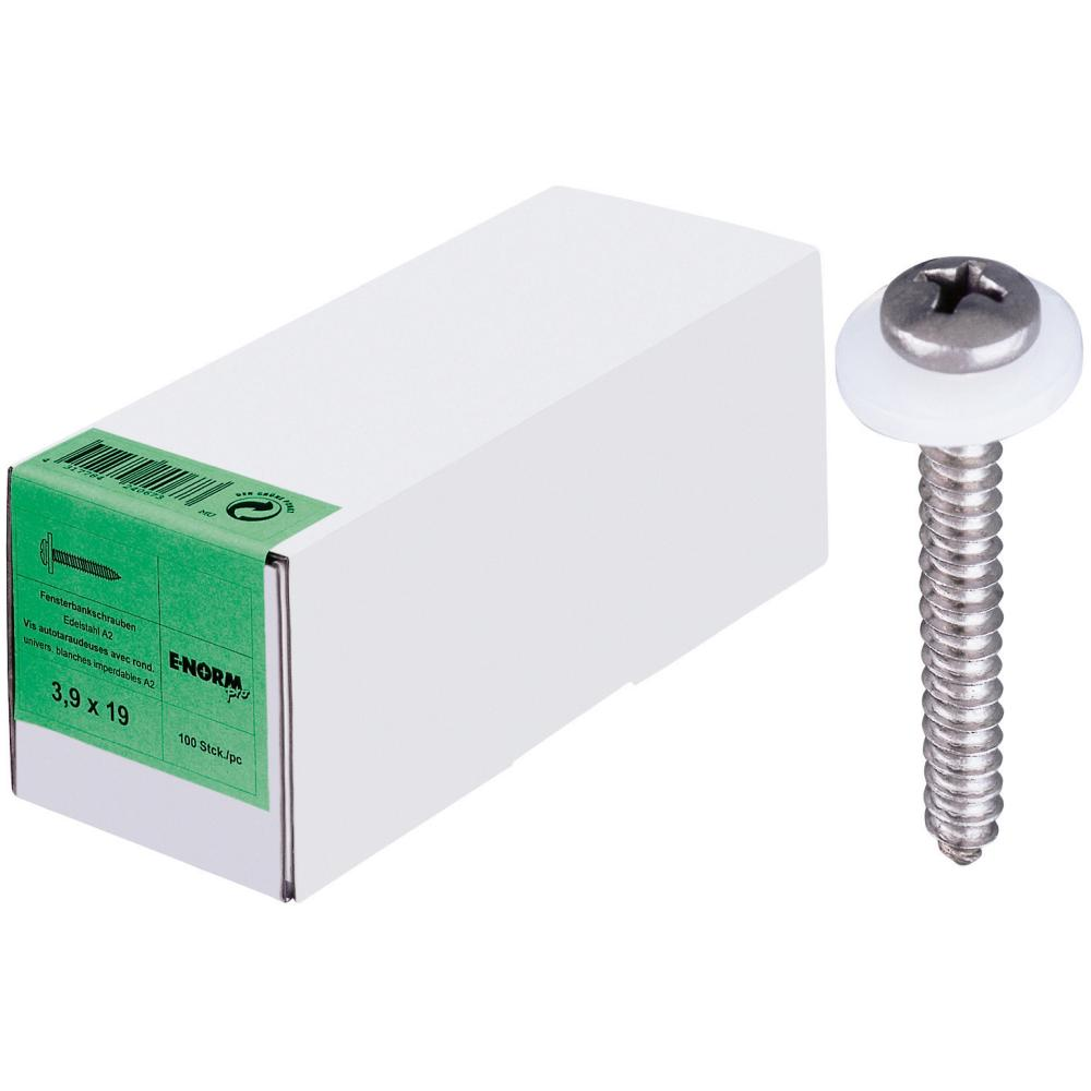 Fensterbankschraube 3,9x25 E-NORM PZD Edelstahl A2