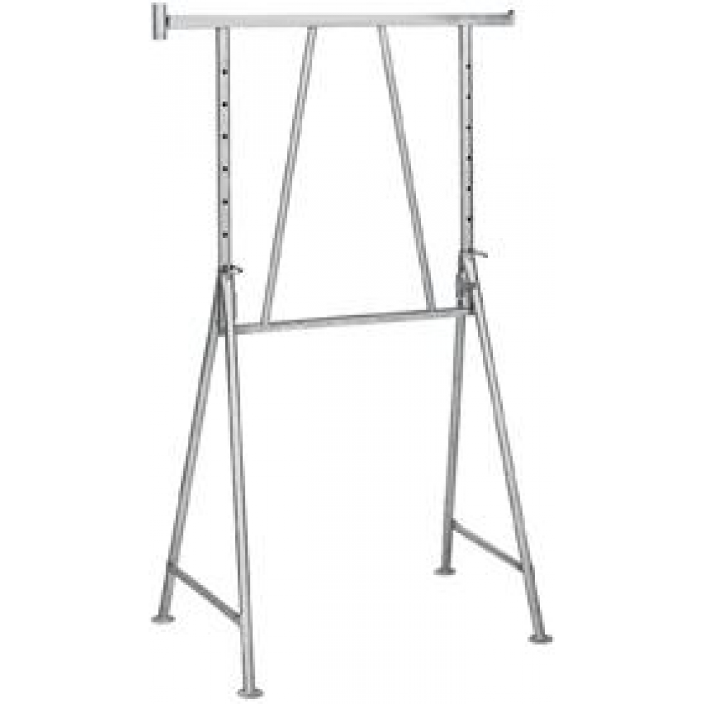 Stahlrohr-Gerüstbock Stahlr.-Gerüstbock B 1200mm, H 1,20 - 1,95m müba