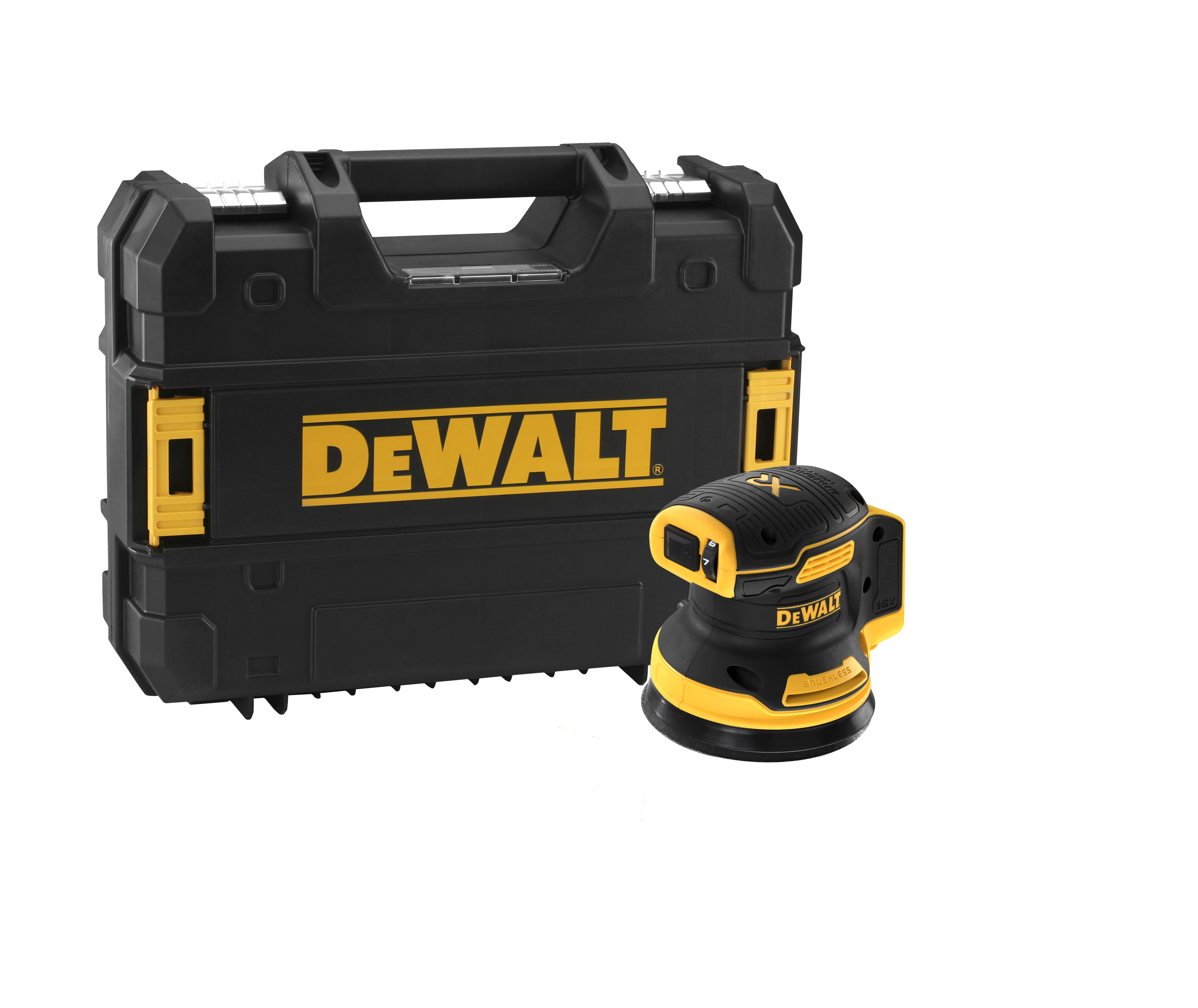Dewalt DCW210NT-XJ,  Akku-Exzenterschleifer, 18 V (Basisv.), Akku-Exzenterschleifer (125 mm), Basisversion für alle 18 Volt XR- und XR-Flexvolt-Akkus