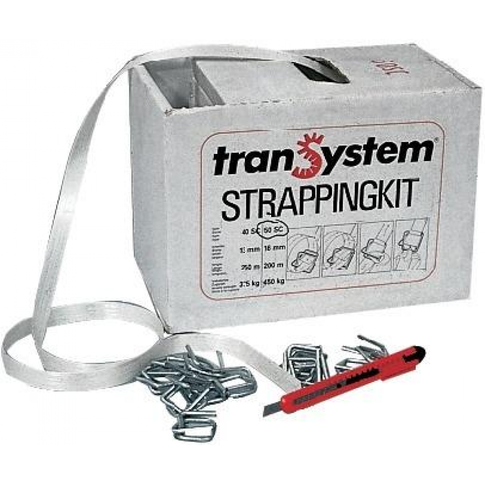 PES-Polyester-Kraftband-Set, 13 und 16 mm Kraftband-System Strapping-Kit