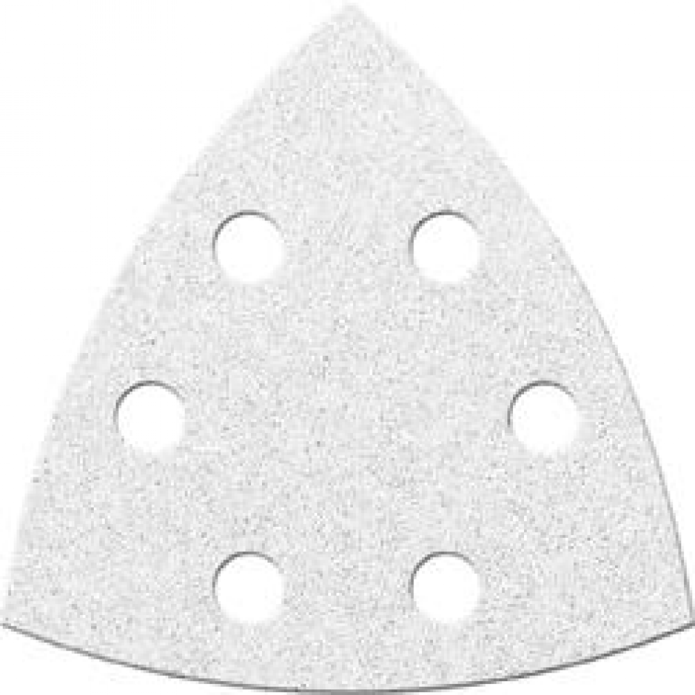 Klett-Schleifpapier, dreieckig, Korund, weiß, SB 3eck 6 94mm K 80,weiss 6L.FORTIS