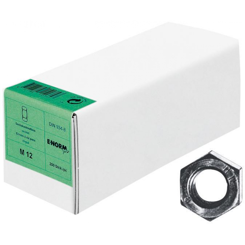 6-kant-Mutter M4 DIN 934 Edelstahl A2 HP E-NORMpro