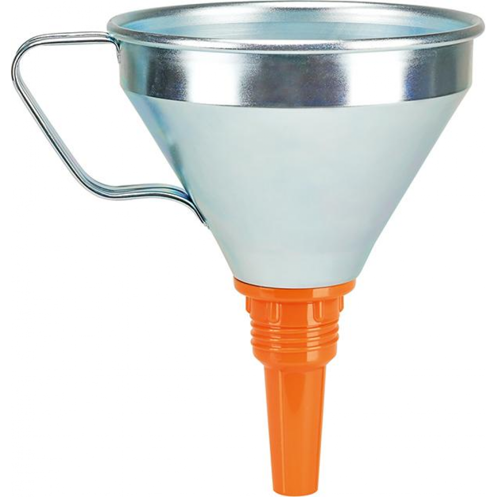 Stahlblechtrichter Trichter Stahlblech mit Sieb 02344  200mm 3,2l PRESSOL