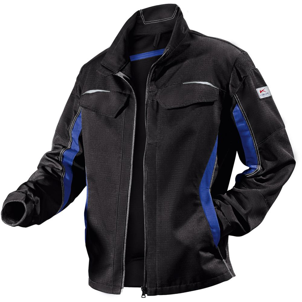 Jacke PULSSCHLAG Gr,56. schwarz/kornblau