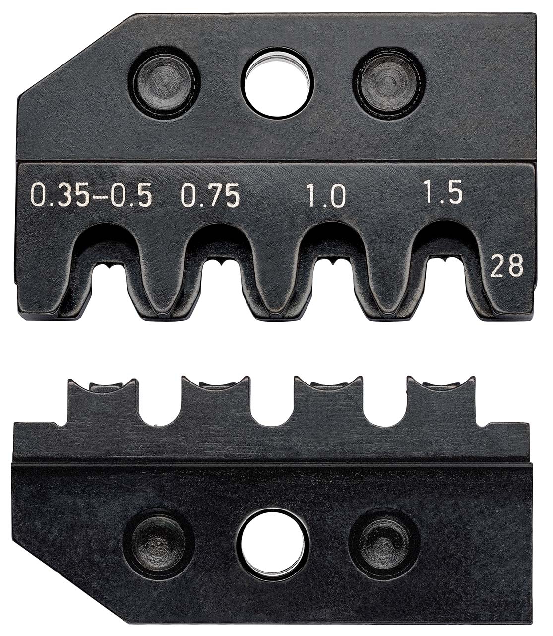 KNIPEX 97 49 28 Crimpeinsatz für Stecker der AMP-Superseal 1.5 Serie von Tyco Electronics
