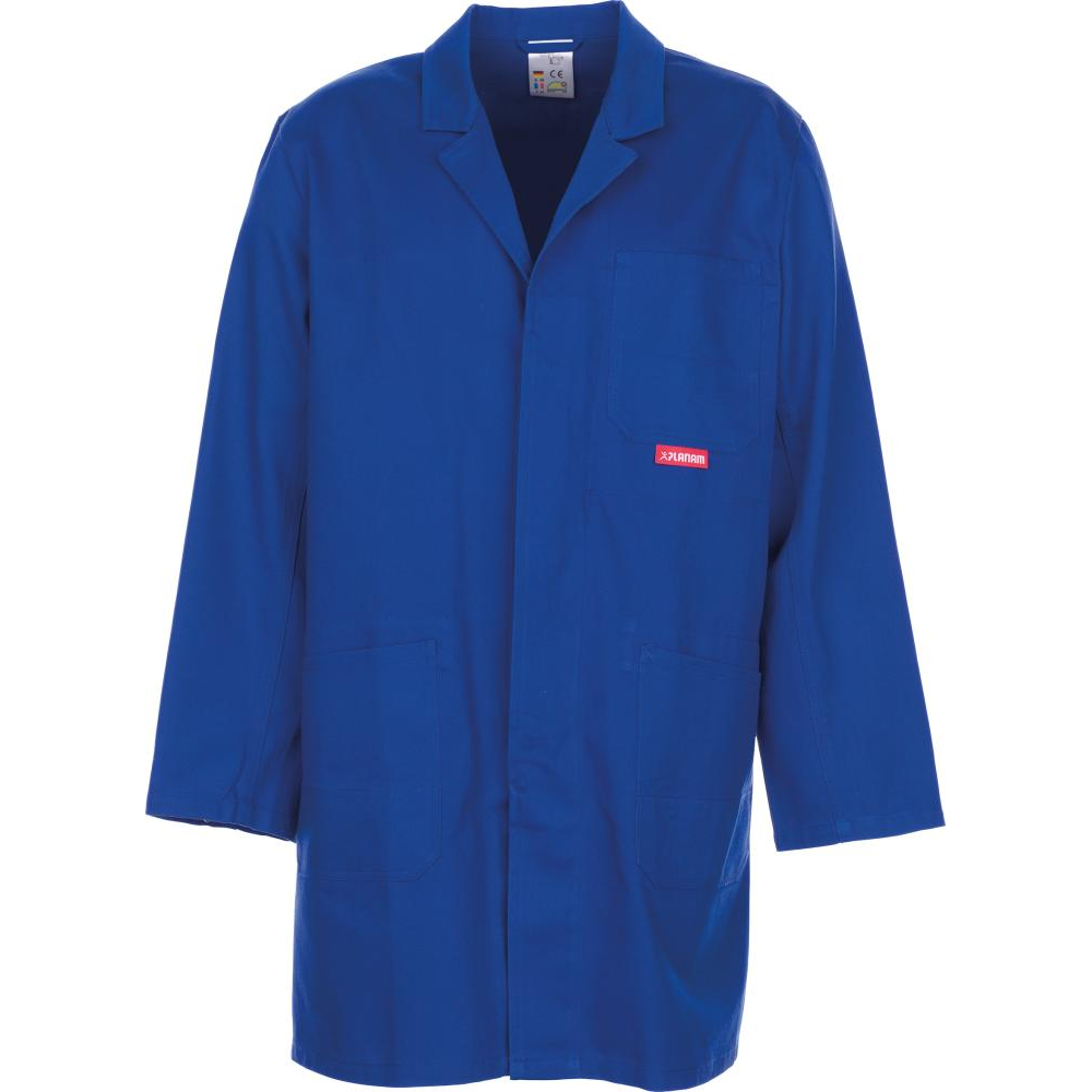 Herren-Berufsmantel BW 290 Berufsmantel, 100% 290g/qm,Gr, 52. kornblau