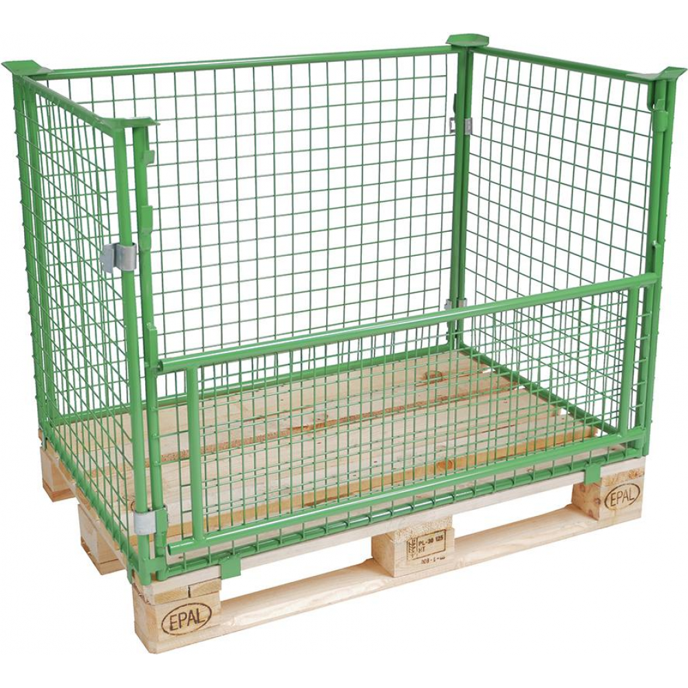 Gitteraufsatzrahmen 100cm RAL 6017 5x5