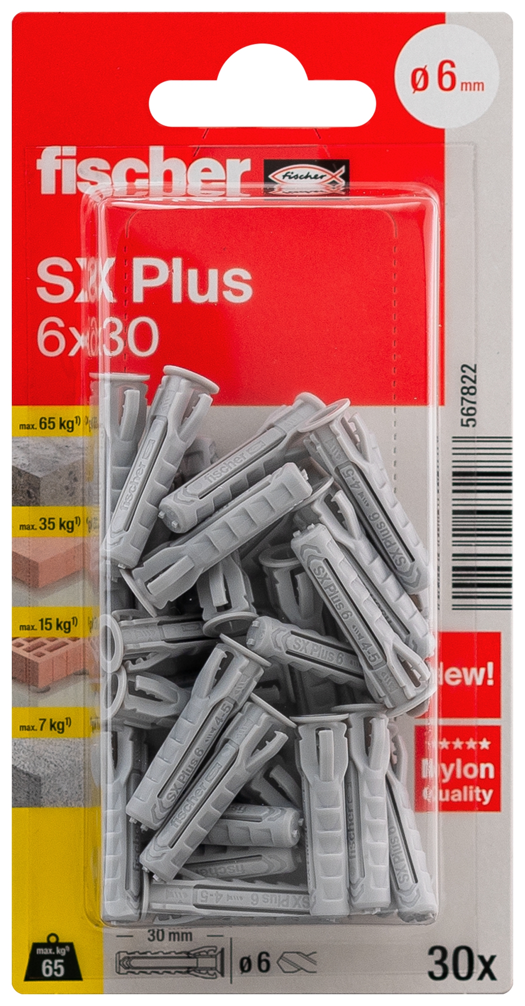 Fischer SX Plus 6 x 30 K. Der Spezialist im Vollbaustoff.