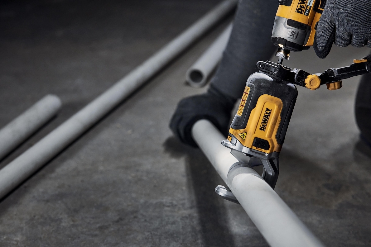 Dewalt DT20560-QZ,  Rohrschneidervorsatz PE-Rohre 50mm, Rohrschneidevorsatz für Verwendung mit Schraubern für PE-Rohre bis 50mm