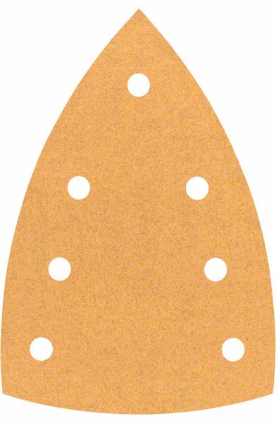 Bosch Schleifblatt C470 für Deltaschleifer, 100 x 150 mm, 120, 7 Löcher, 10er-Pack