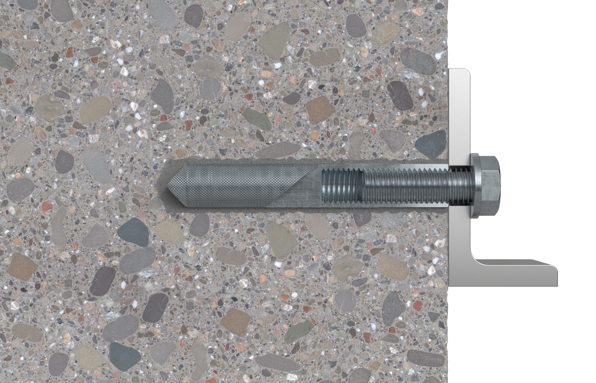 Fischer RG 8 x 75 M5 I. Das Befestigungssystem mit Innengewindeanker für gerissenen und ungerissenen Beton.
