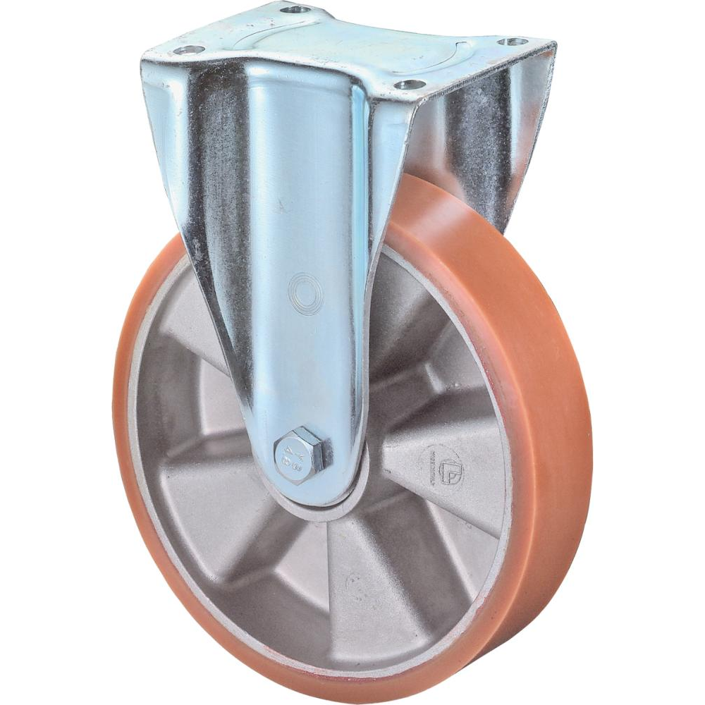 Lenkrolle, N100.B90 Bockrolle 80mm N110.B90 Platte,Polyure Guss,KL N110.B90.081 BS ROLLEN