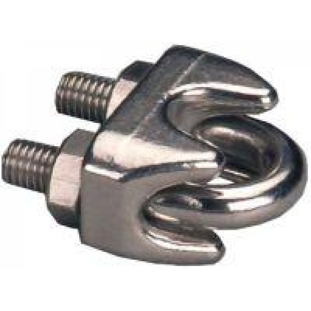 Drahtseilklemme 4mm ähnlich DIN 741 Edelstahl 1.4401