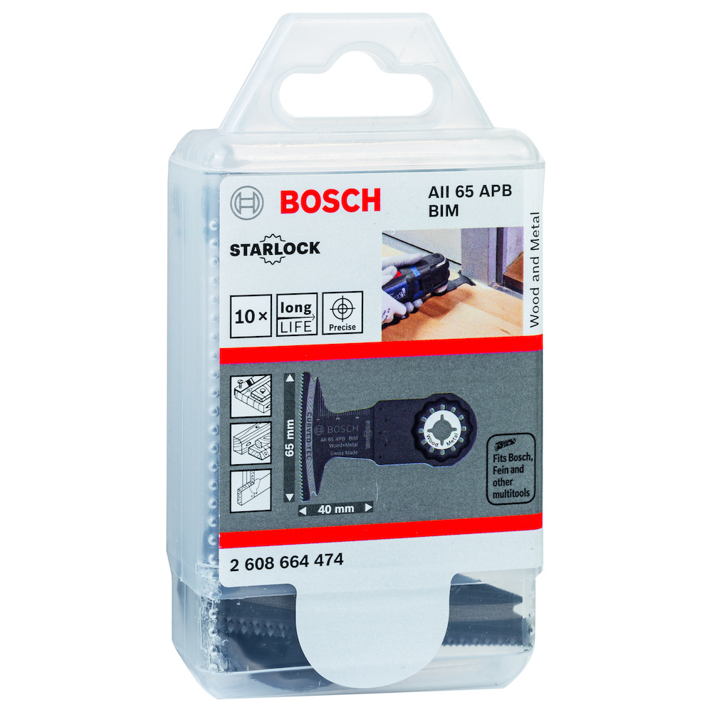 Bi M-Tauchsägeblatt AII 65 APB für Holz und Metall Bosch VE  10 Stück Starlock