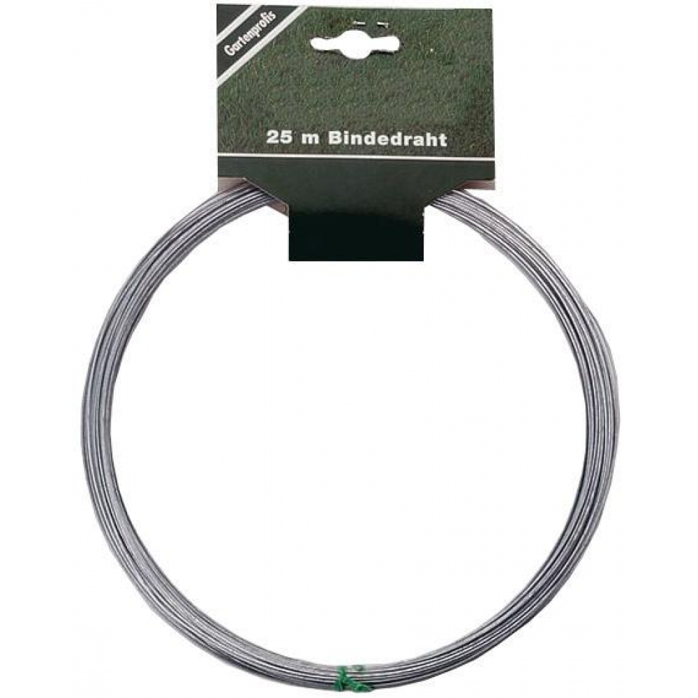 Bindedraht 1,2 mm verzinkt mit Aufhänger 25m Ring E-FLOR
