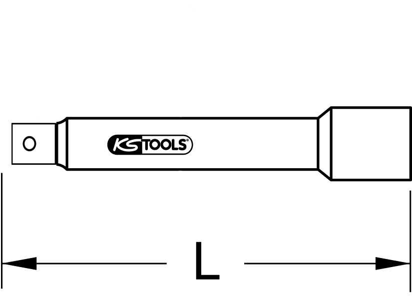 KSTOOLS 1/2" Verlängerung, 125mm