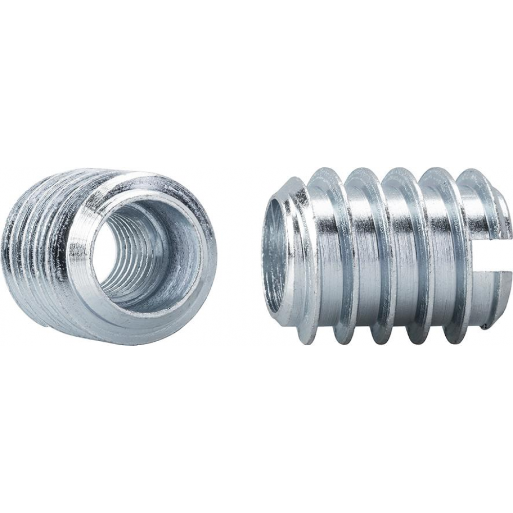 Einschraubmutter M10 x 18,5x20 DIN 7965 mit Schlitz verzinkt