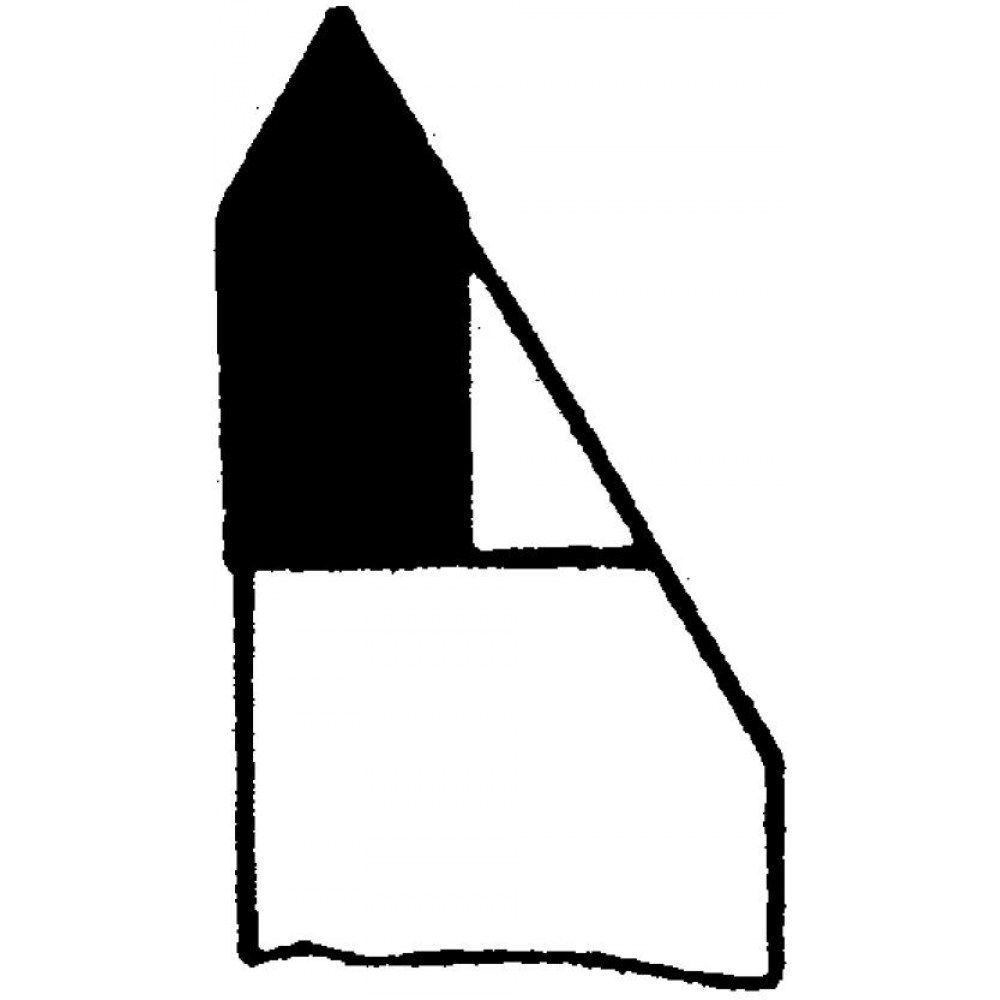 Außengewinde-Drehmeißel, 60° Drehmeissel HM ähnlich DIN282 rechts 32x32x180mm P25/30 WILKE