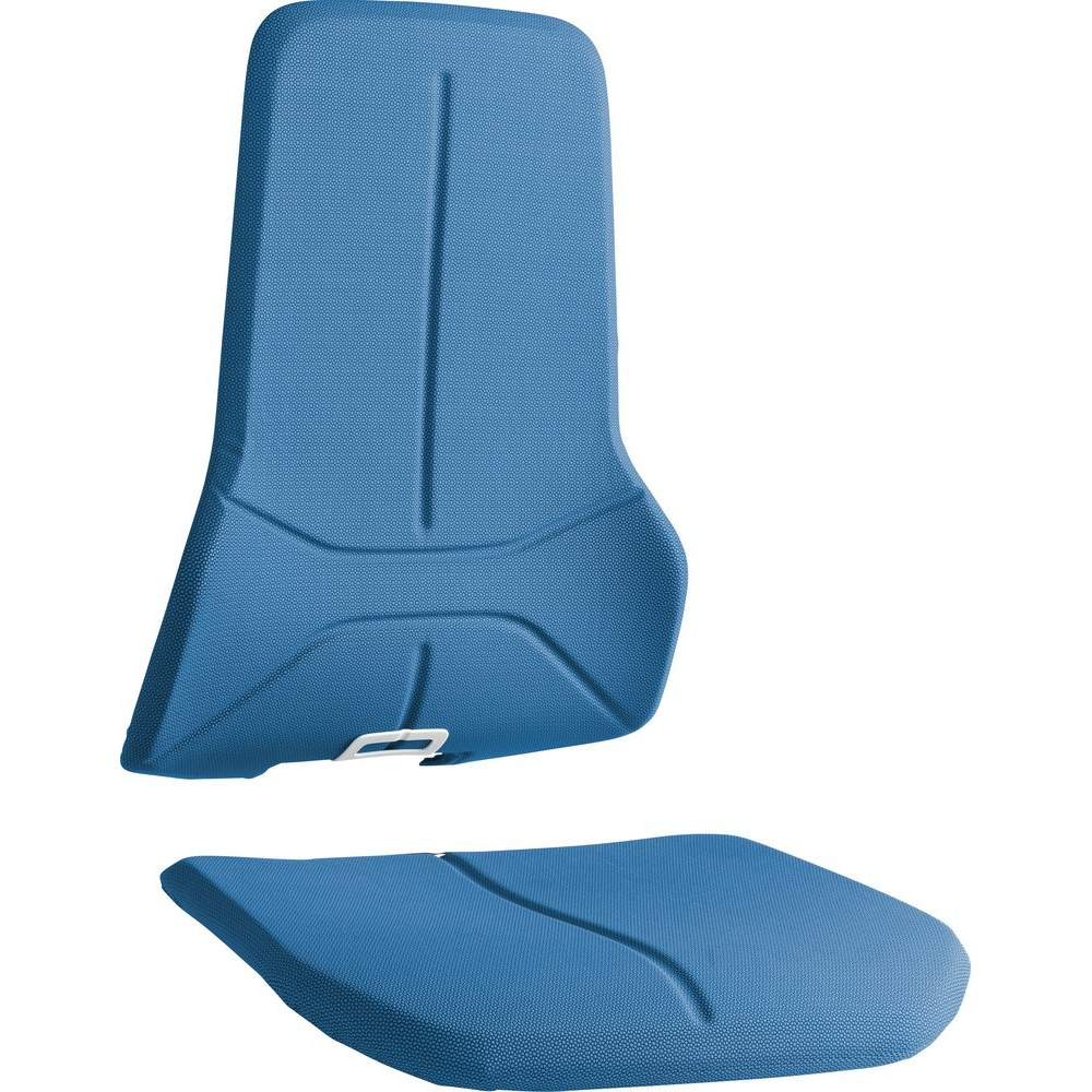 Polsterelement für Arbeitsstuhl Modell Neon Stoff blau