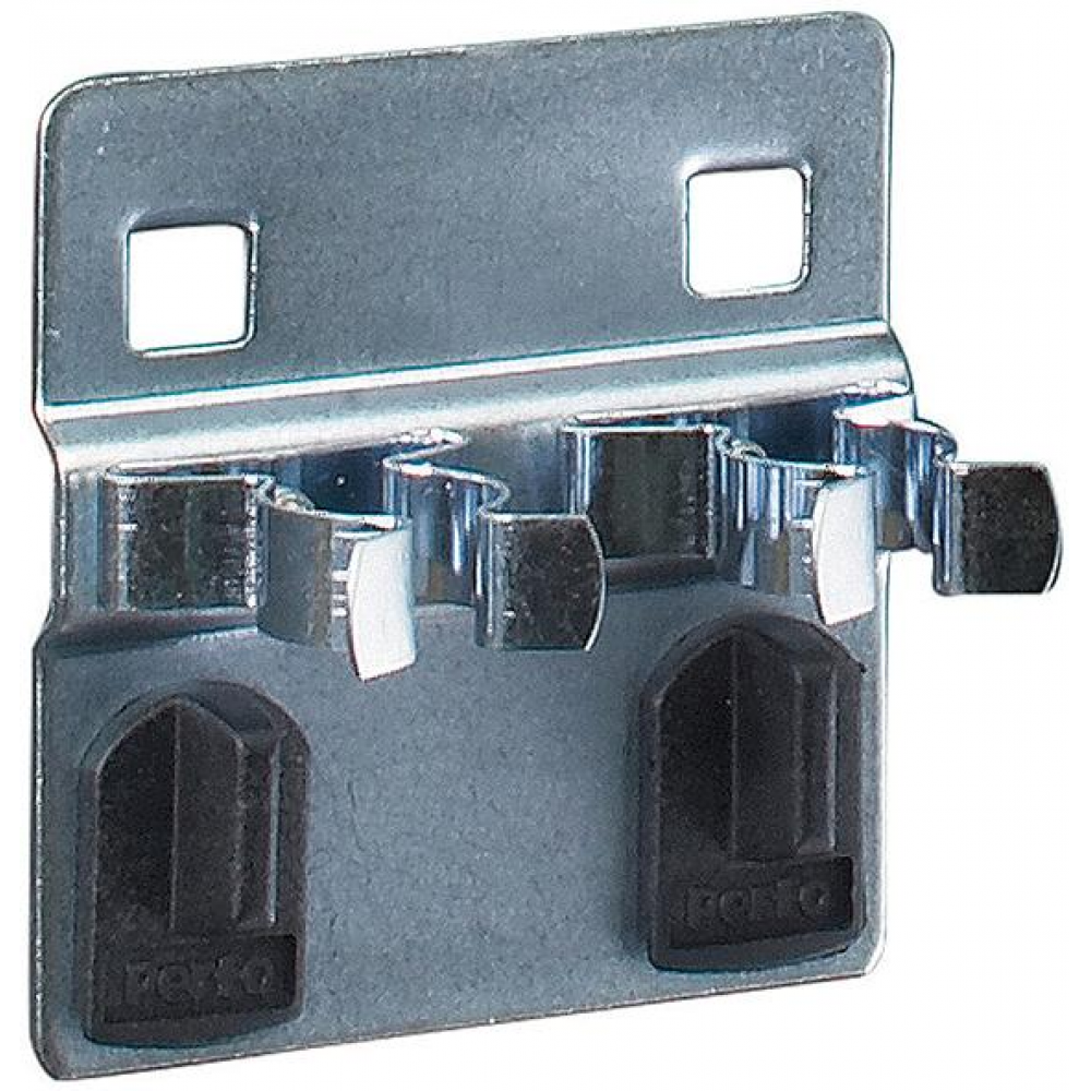 Doppelte Werkzeugklemme, mit breiter Grundplatte B60x T60x D2x16 mm für Lochplatten