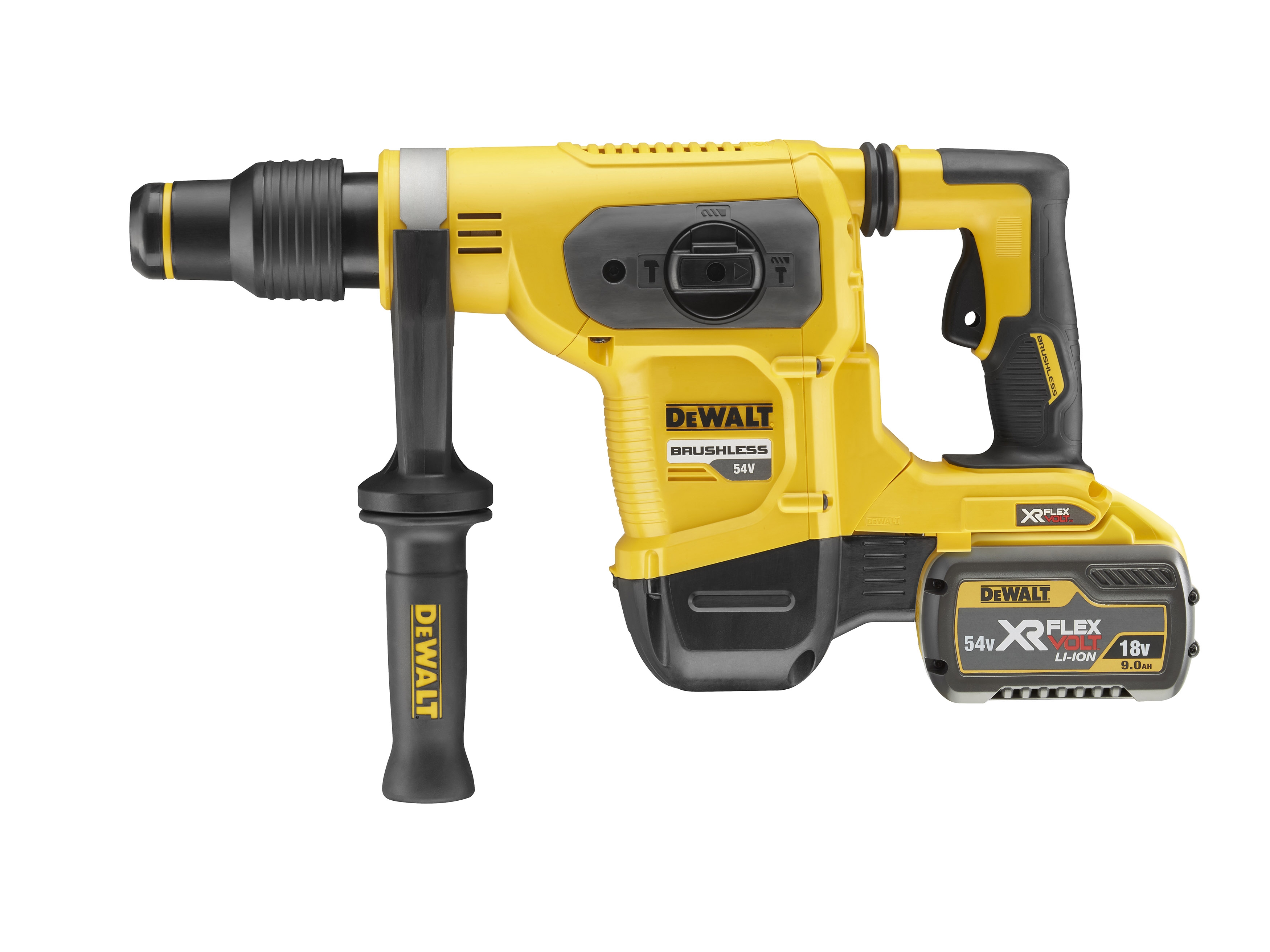 Dewalt DCH481N-XJ,  Akku-Kombihammer SDS-max, 54V, Basisv., 54 Volt SDS-max Akku-Kombihammer 40mm, 6,1 Joule, UTC - Basisversion
