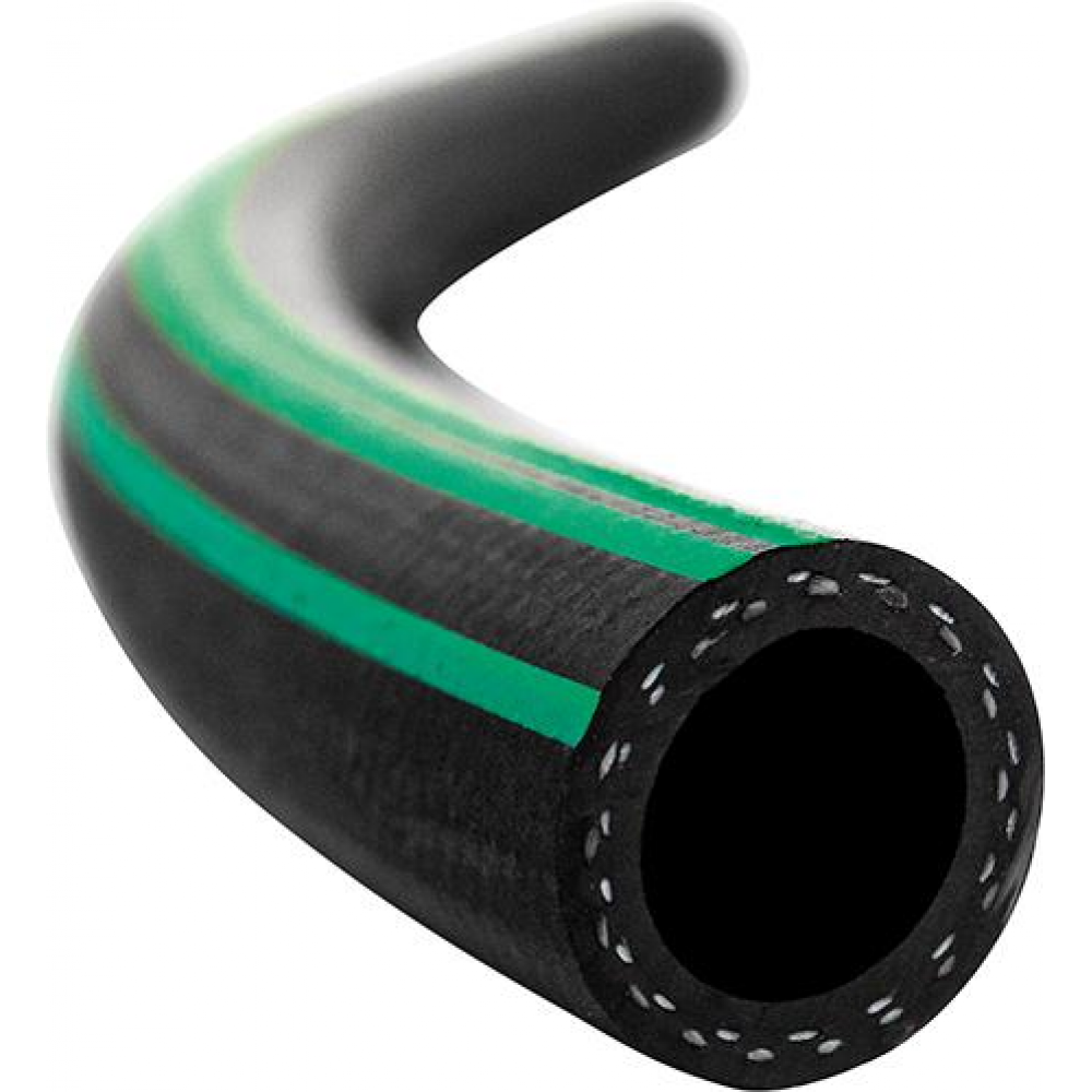 Vielzweck Premiumschlauch Supreme Vielzweckpremiumschlauch 25x5, 0mm,schwarz 3 grüne Streifen 20bar 50m, Semperit