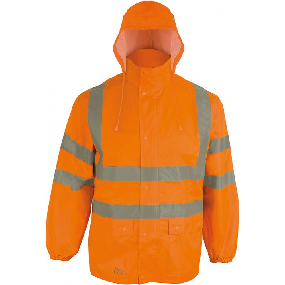 Warnschutz-Regenjacke RJG und RJO Regenjacke Gr.M, orange