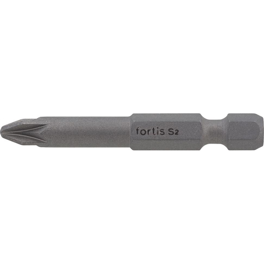 Bit 1/4" für Kreuzschlitz-Schrauben PZ zähhart DIN3126 E6,3 PZ1x50mm 10er Pack FORTIS