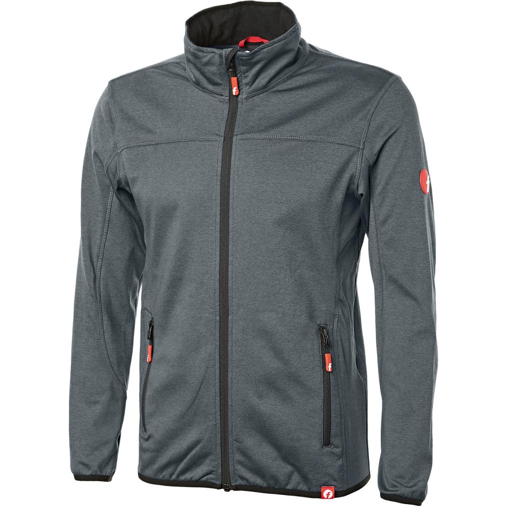 Fleecejacke grau/schwarz meliert Gr. 3XL Fortis Elements