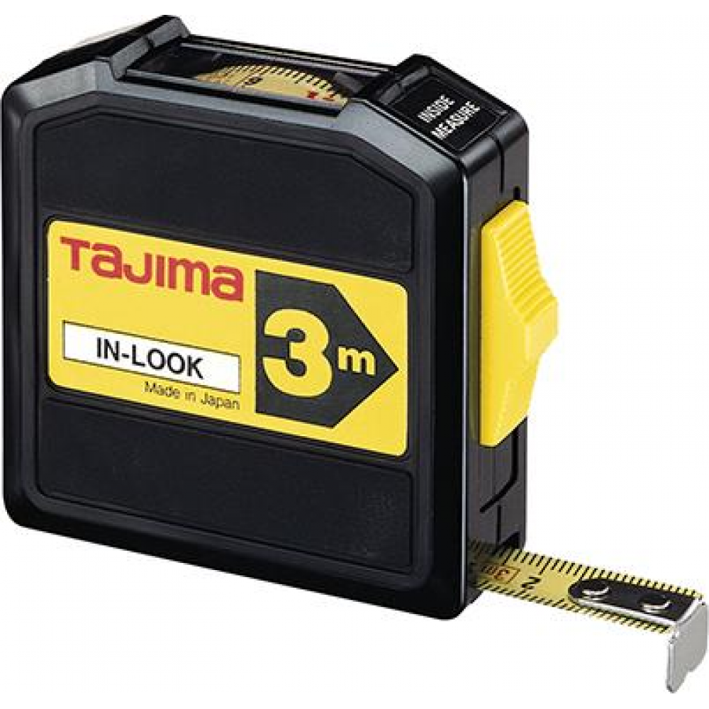 Taschenbandmaß IN-LOOK Bandmaß 3m/13mm Tajima