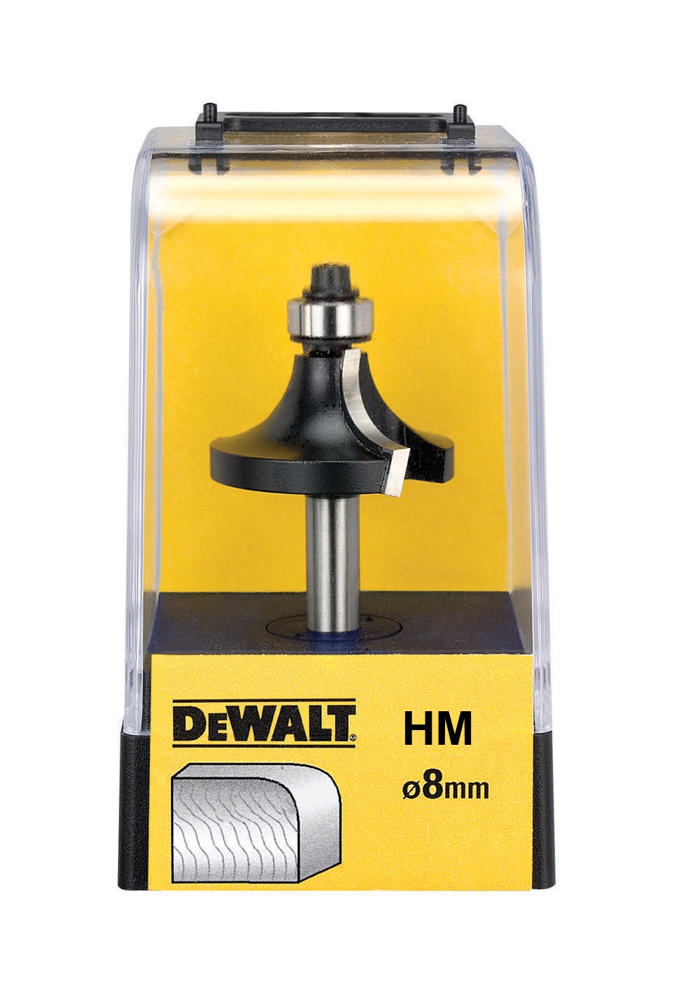 Dewalt DT90015-QZ,  Abrundfraeser TCT Z2 S8mm D28,7mm R8mm