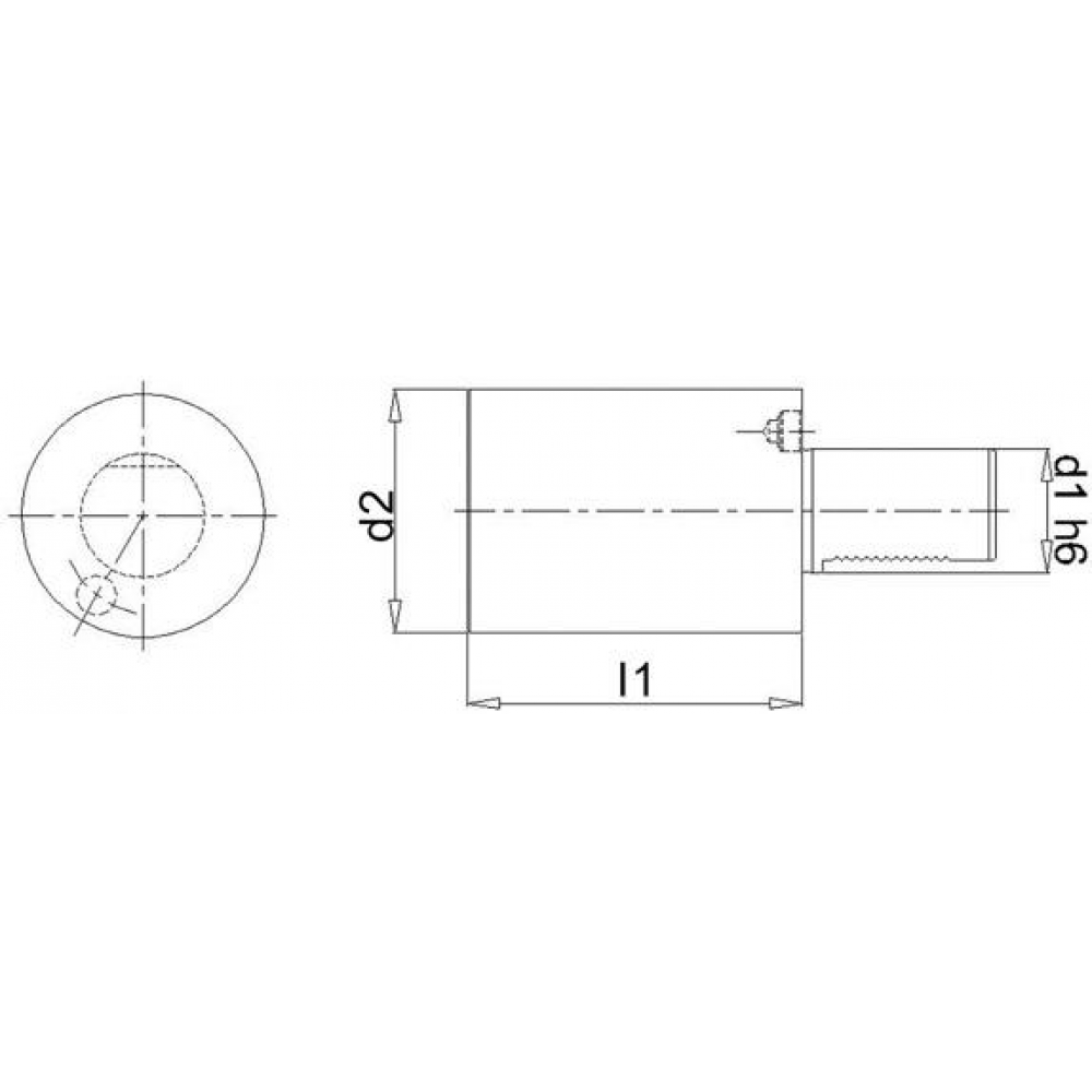 VDI-Werkzeughalter-Zylinder-Rohling A2 Zylinder-Rohling VDI 50x135mm FORTIS
