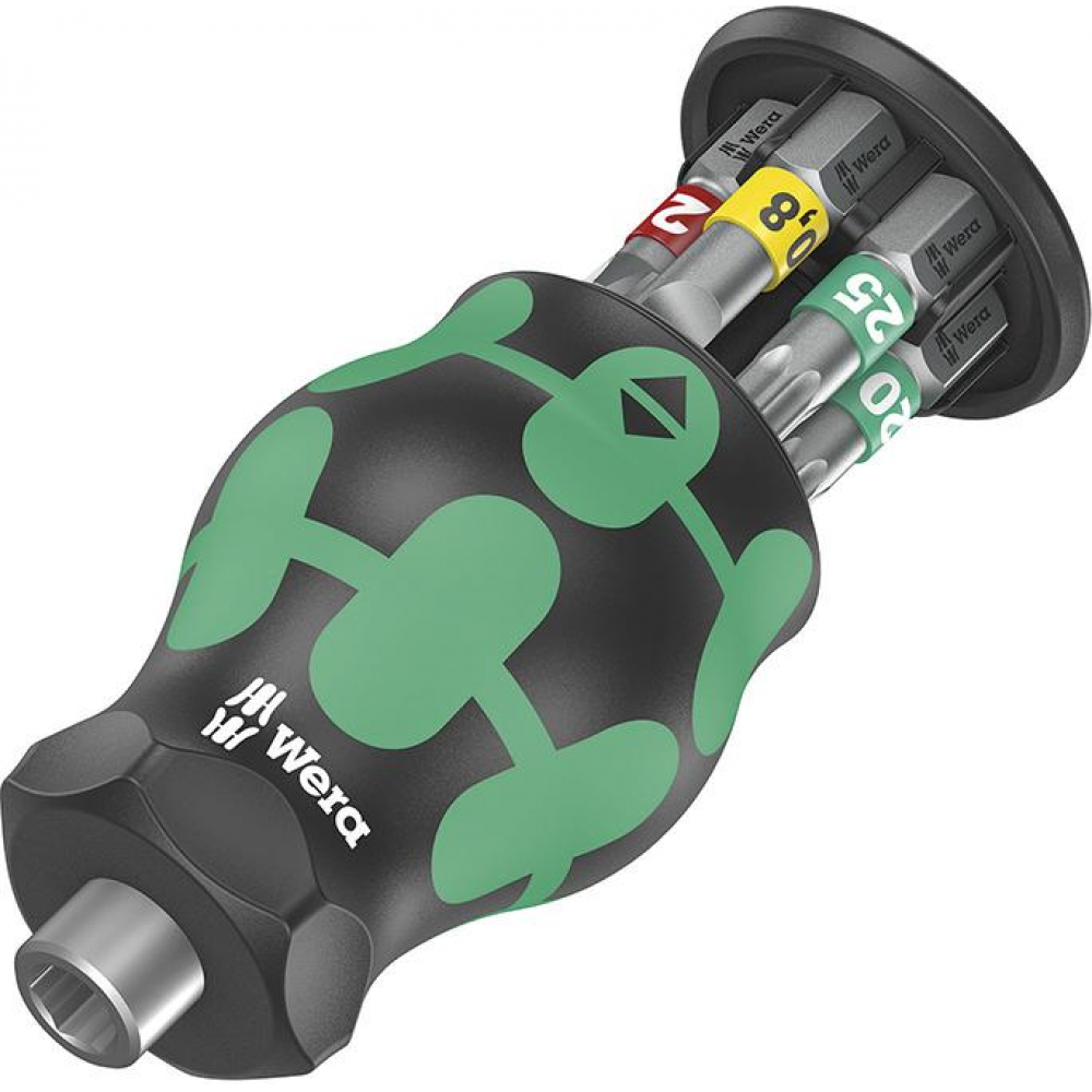 Bit-Magazinhalter Kraftform Kompakt Stubby Magazin-Bithalter Wera