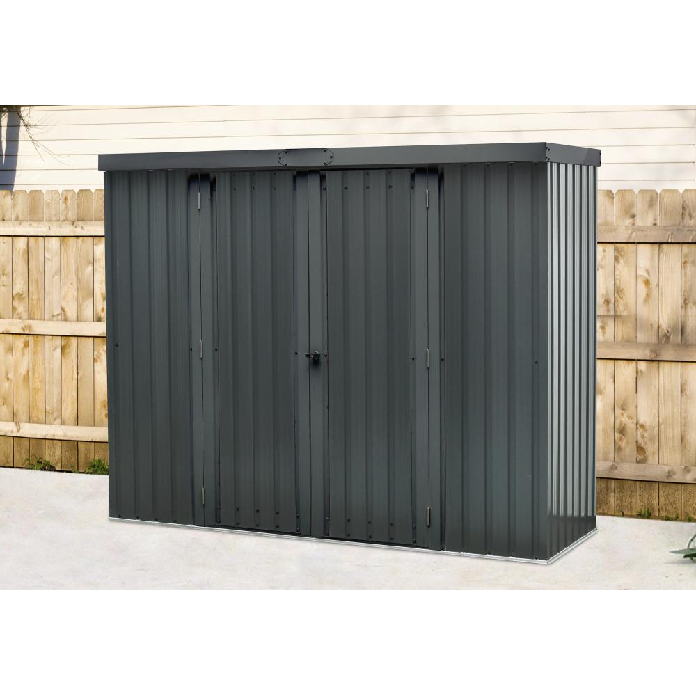 Geräteschrank mit Flachdach Größe 2 m.Flachdachin Zubehör226 x 81 180 cm Beschaffungsartikel