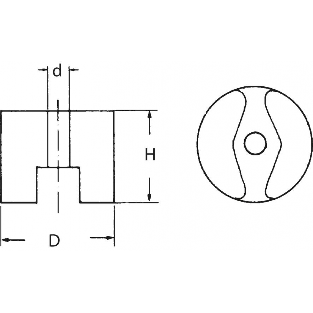 Knopfmagnet 25,4x15,9mm FORTIS