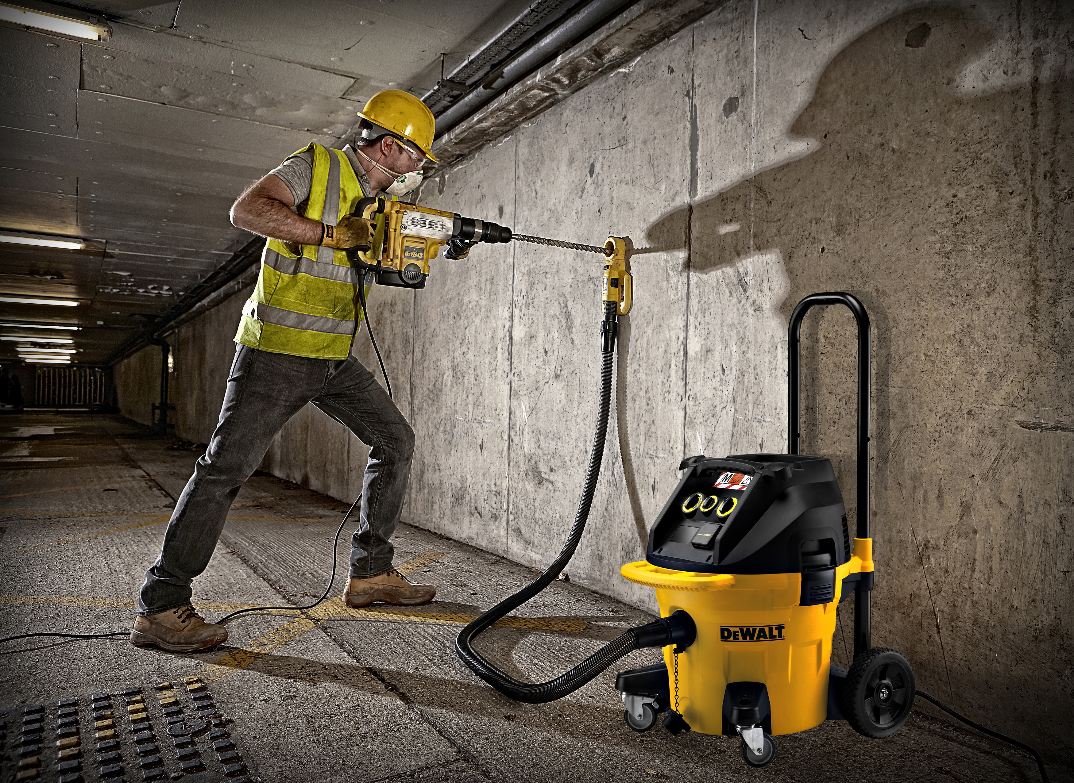 Dewalt DWH050-XJ,  Absaugung SDS-max Bohren, Absaugvorrichtung zum Bohren mit SDS-max Hämmer bis 52mm