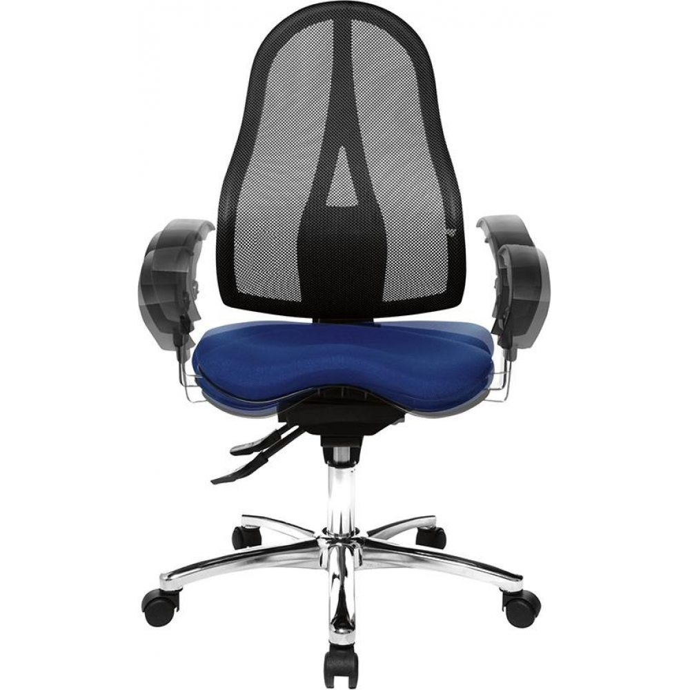 Bürodrehstuhl Modell Sitness 15 Drehstuhl blau/schwarz