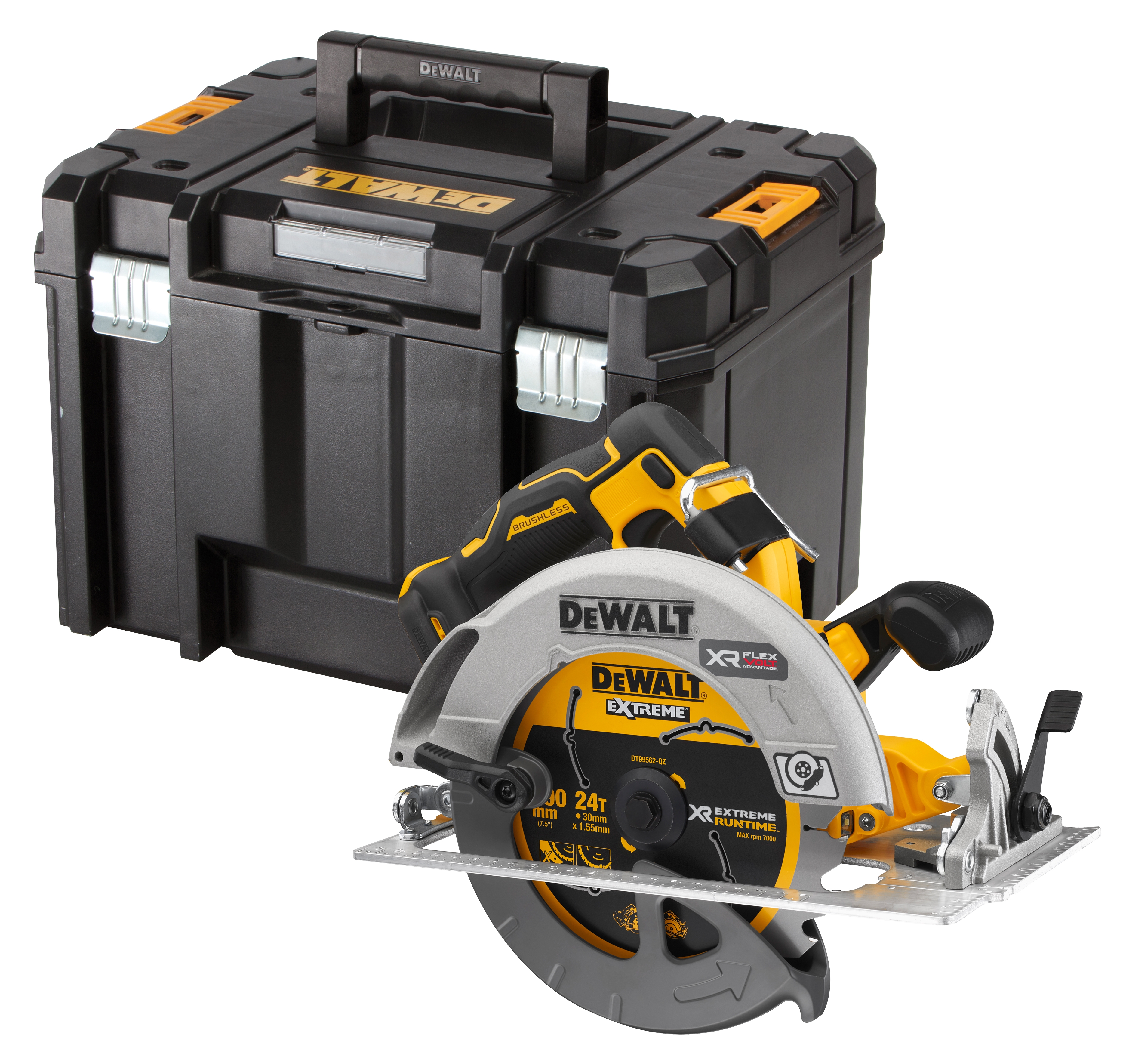 Dewalt DCS573NT-XJ,  Akku-Handkreissaege 18V, Basisv., 18 Volt Akku-Handkreissäge 190mm (bürstenlos) - Basisversion