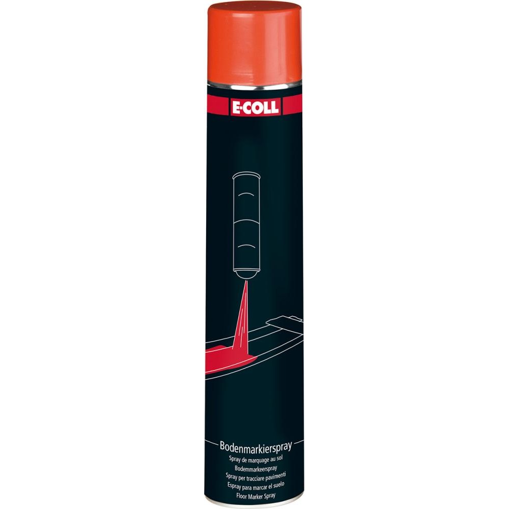 Bodenmarkierspray 750ml rot E-COLL