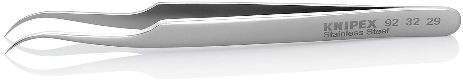 Pinzette Präzision rostfrei Sichelform 120mmKNIPEX
