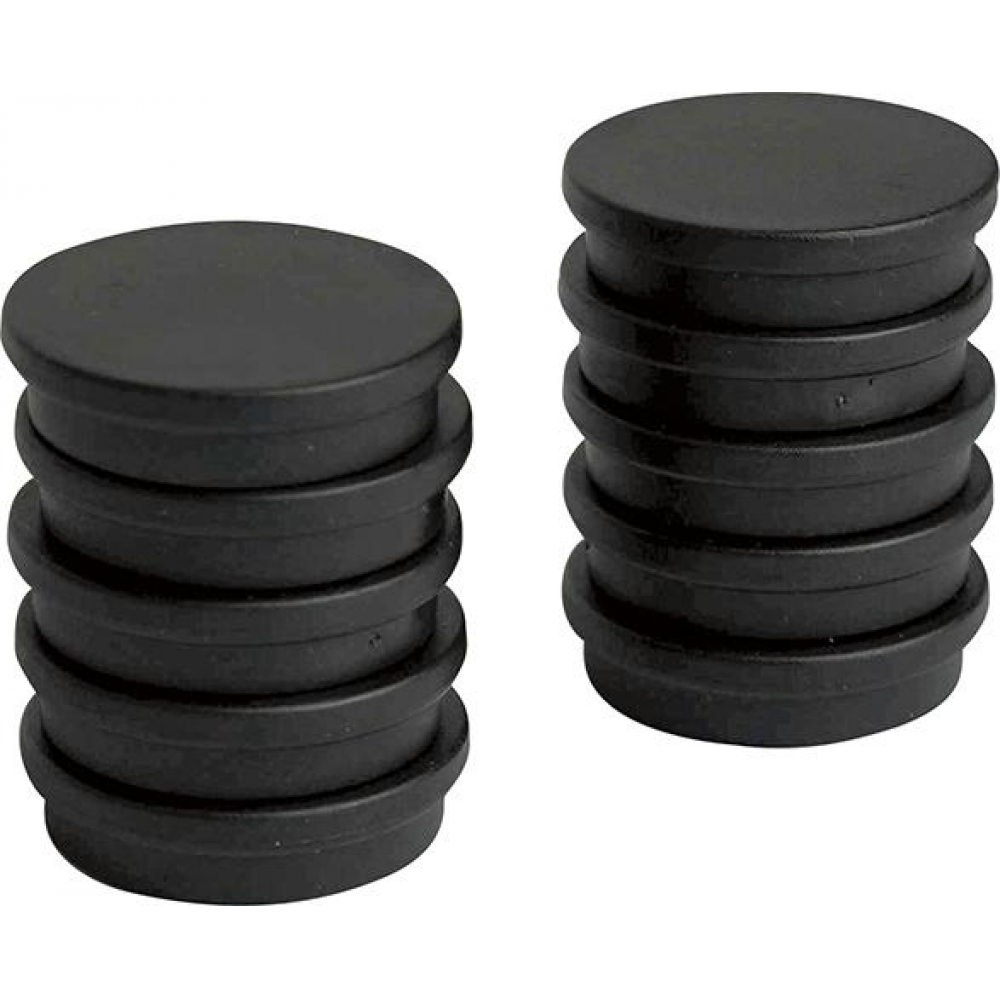 Organisationsmagnet rund schwarz 30mm Eclipse