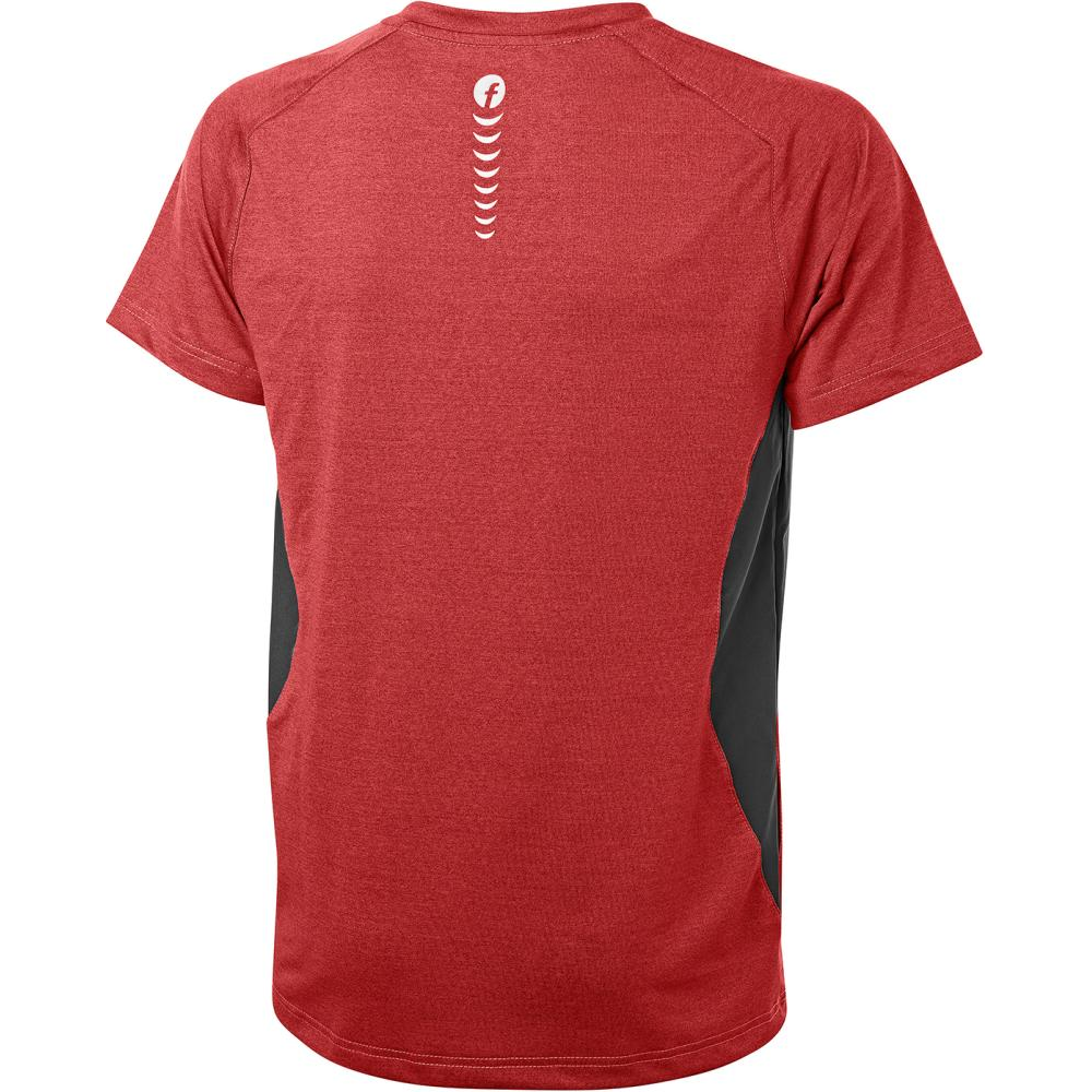 T-Shirt Gr. M bordeaux/schwarz meliert Quick Dry Fortis Elements