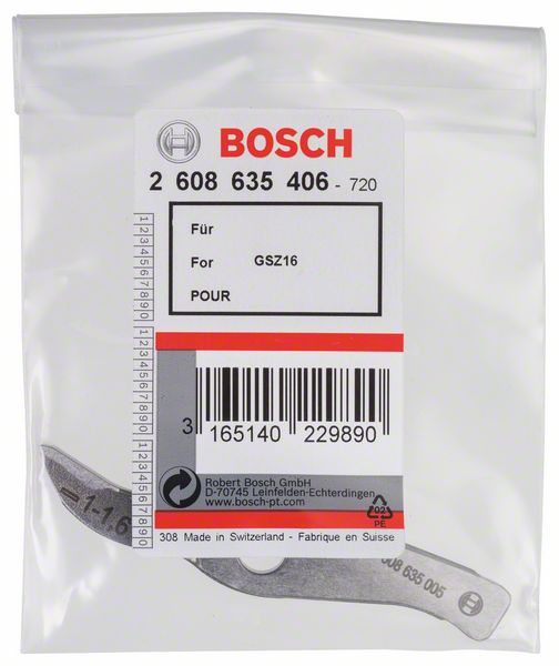 Bosch Messer gerade bis 1,6 mm, für Bosch-Schlitzschere GSZ 160 Professional