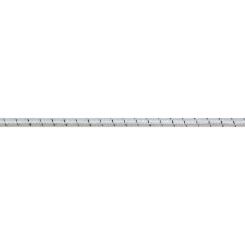 Gummi-Kordel 5,0mm weiss/schwarz Ro.150m PÖSAMO