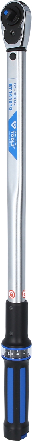Brilliant Tools  1/2" Drehmomentschlüssel mit Umschalt-Ratschenkopf, 60 - 320 Nm