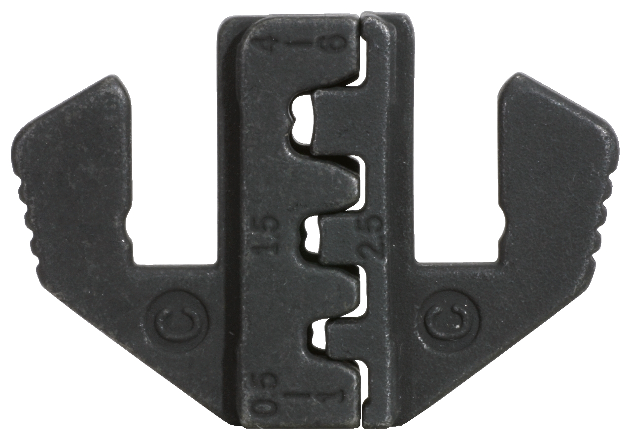 KSTOOLS Paar Crimp-Einsätze für Flachstecker 4,8 und 6,3 mm, Ø 0,5 - 6,0 mm