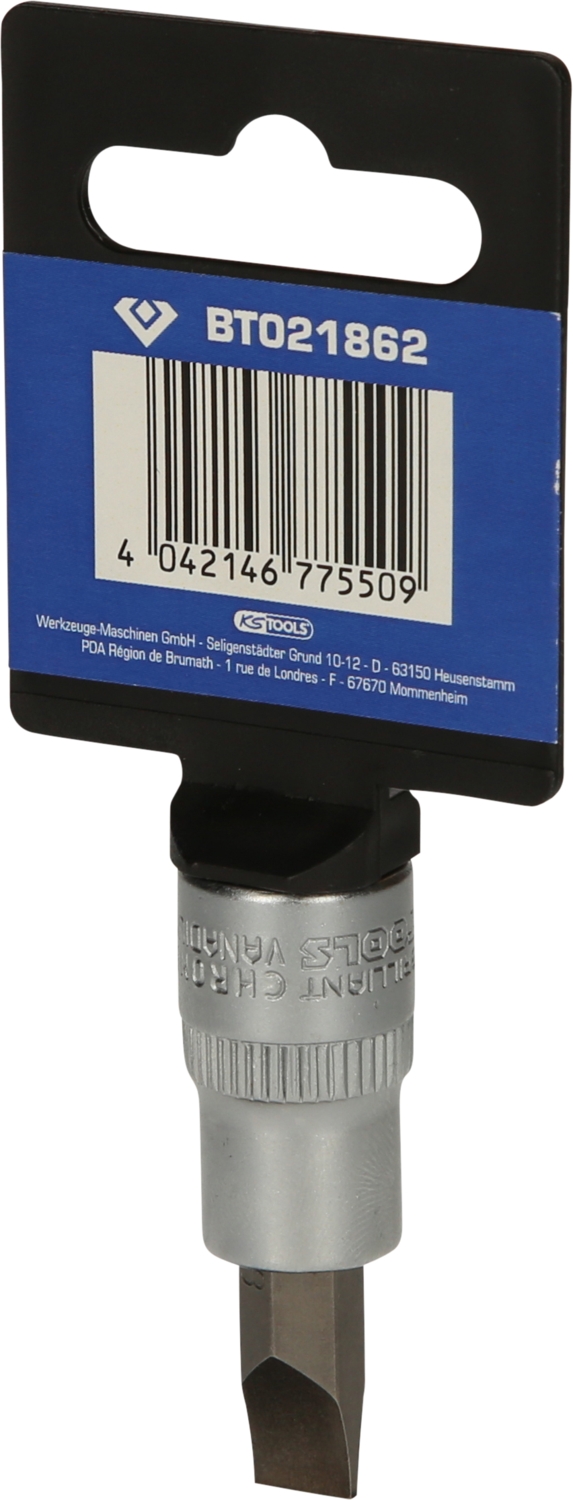 Brilliant Tools  3/8" Schlitz Bit-Stecknuss, 2 x 8 mm