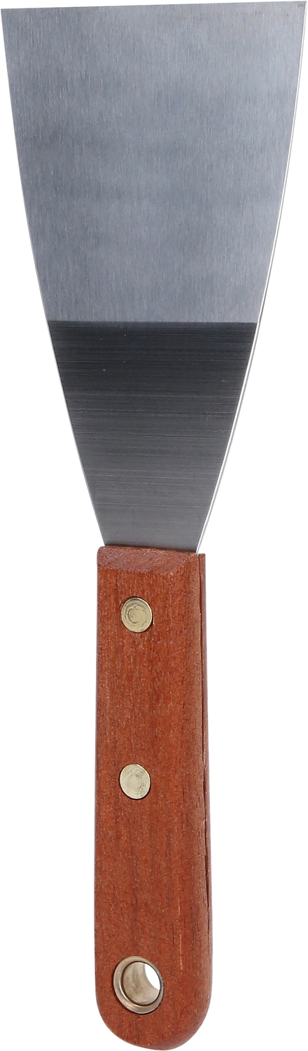 KSTOOLS EDELSTAHL Spachtel, 75mm, mit Holzgriff