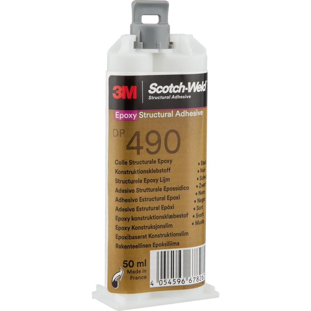 3M-Scotch-Weld 2-Komponenten-Konstruktionsklebstoff für DP 490 SW 2-K-EPX-System Schwarz 50ml
