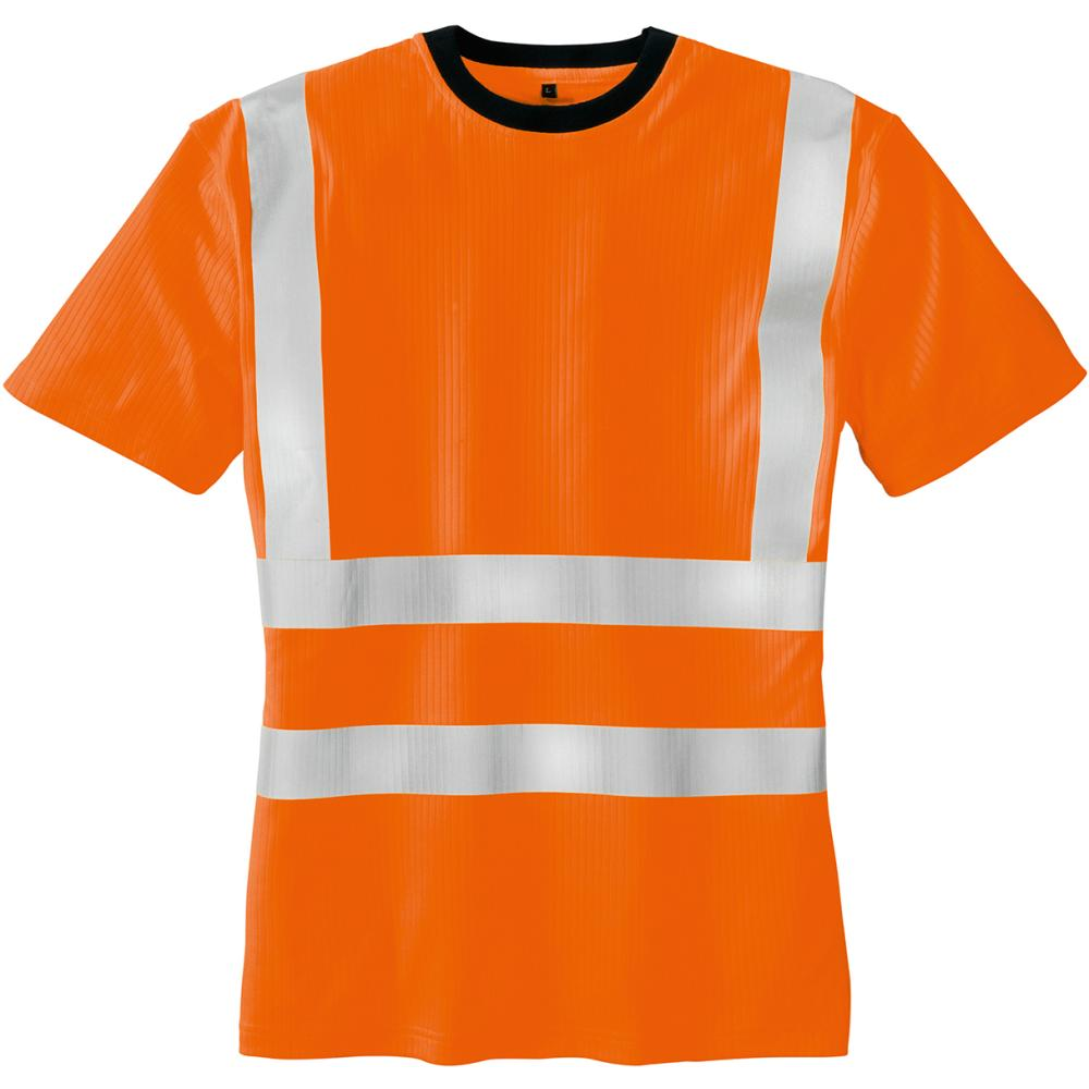 Warnschutz T-Shirt HOOGE Warnschutz-T-Shirt leuchtorange,Gr, 3XL